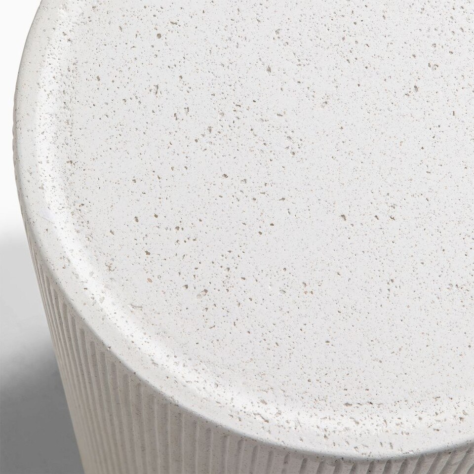 Kos Indoor/Outdoor Concrete Drink Table (25 cm) | West Elm Australia